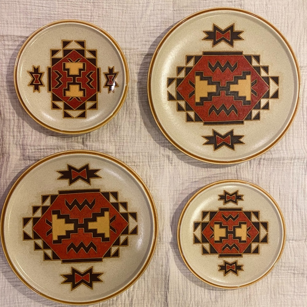 Mikasa stylekraft trading post dinner and salad plates